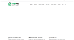 Desktop Screenshot of firstaidnortheast.co.uk